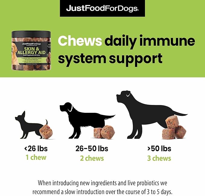 Just Food for Dogs Hip and Joint Supplement for Dogs, Human Grade Glucosamine Chondroitin Dog Supplements, Multivitamin Soft Chews, Omega 3 Oil, Superfood Blend, Plant Based Dog Vitamins - 45 Count 3