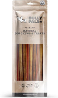 12 inch Standard Bully Sticks for Dogs - 10 Pack - 100% Natural, Single Ingredient, Easily Digestible, All Beef Dog Treats and Rawhide Free Dental Chew Bones for Dogs
