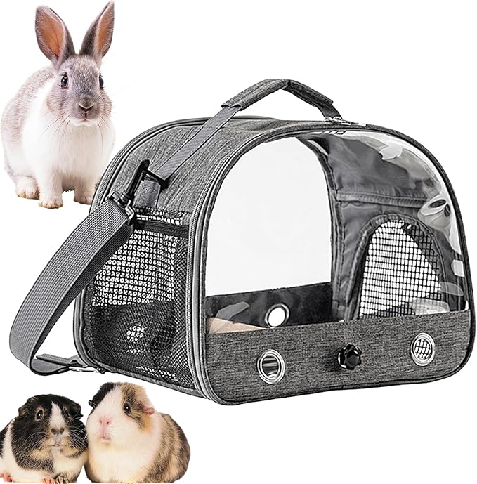 Bird Travel Cage - Lightweight Parrot Carrier Backpack, Portable Cage with Shoulder Strap | Outdoor Small Animal Transport Bag for Budgies Parakeets Conures Gentoo Parrots Travel Adventures