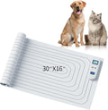 Indoor Pet Training Mat, Rechargeable Electric Shock Mat for Dogs and Cats,Dog Repellent Mat for Couch, Bed, Table - Effective Training & Keep Away Pad (30"X16")