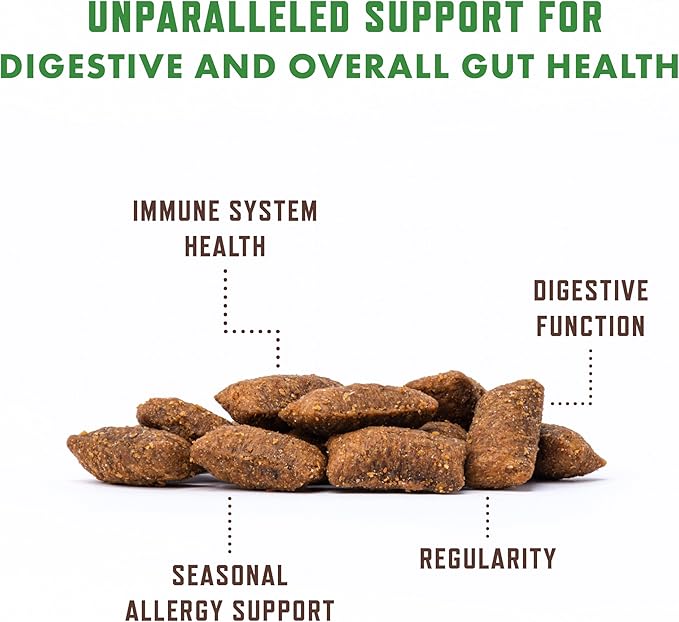 Rocco & Roxie Cat Probiotics, Health Supplement for Cats, Prebiotic & Postbiotic for Digestive + Gut Support, Constipation Relief, Anti Diarrhea, Supplements & Vitamins, Chicken Flavored Crunchy Chews