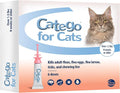 Catego for Cats Flea and Tick Treatment & Prevention (Over 1.5 lbs) 6-Month Supply