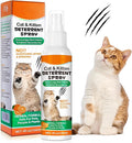 Cat Deterrent Spray - Cat Repellent Indoor, Stop Scratching Furniture, Walls, Cords & Plants, Natural Herbal Formula, No Scratch Training Aid, 4oz