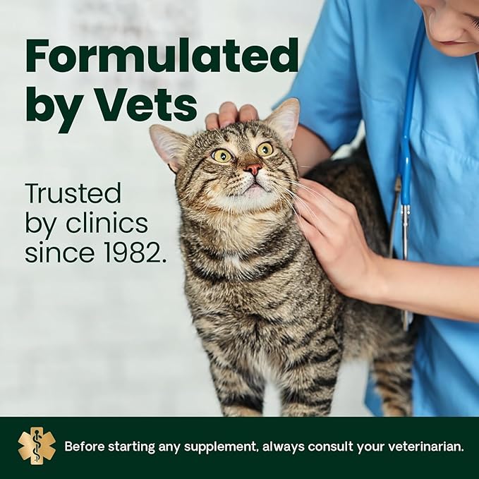 VetriScience Ultimate Strength Healthy Hip & Joint Chews, GlycoFlex Glucosamine, Chondroitin and Green-Lipped Mussel Joint Supplement for Cats, Soothe Joint Discomfort, Chicken, 30 Count
