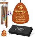 Personalized Dog Memorial Gifts for Loss of Dog, 25.5'' Pet Memorial Gifts for Dogs, Pet Memorial Wind Chimes, Loss of Dogs Sympathy Gift, Pet Passing Away Gift for Loss Loved One(Design 1)