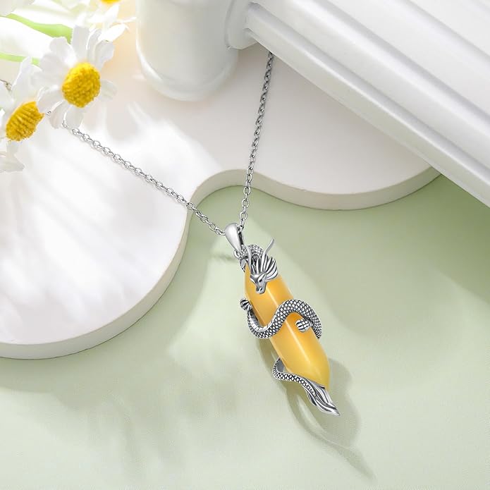 KZX Cat/Dog/Phoenix/Eagle/Whale/Shark/Puffin/Starfish/Chicken/Butterfly/Owl/Bee/Frog/Seahorse Necklace Sterling Silver Animal Pendant Jewelry Gift for Women