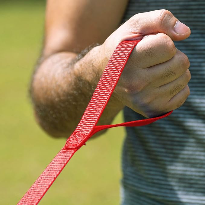 Hi Kiss Dog/Puppy Obedience Recall Training Agility Lead - 15ft 20ft 30ft 50ft 100ft Training Leash - Great for Training, Play, Camping, or Backyard (15 Feet, Red)