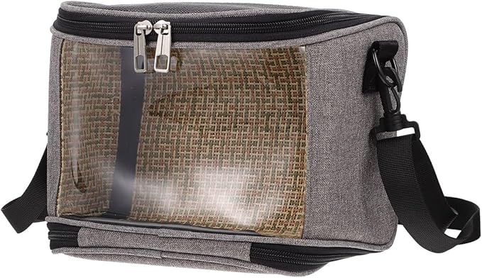 Parrot Carrier Bag Large Capacity Breathable Crossbody Pet Birds Storage Pouch Portable Travel Handheld Bird Cage for Small Parrots and Cockatiels