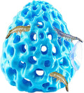 Shrimp Dome Hide, Shrimp Hides for Aquarium, Betta Fish Hideout with Suction Cup, Betta Habitat Tank Ornament Accessories, Aquarium Decor for Small Fish Guppy Hiding Resting (Blue)