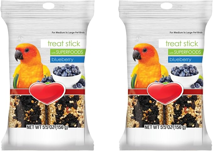 KayteeAvian Superfood Treat Stick Blueberry Size 5.5 oz Pack of 2