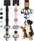 COOYOO 2 Pack Dog Doorbells, Adjustable Potty Training Dog Bells, Upgraded for Training Your Puppy The Easy Way, Premium Quality Housetraining Hanging Bell-5 Extra Large Loud 1.5 DoorBells