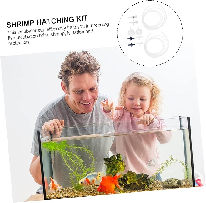 Happyyami 2 Sets DIY Shrimp Hatching Kits with Soda Bottle Accessories Transparent Artemia Hatchery for Aquarium Brine Egg Incubator Aquarium Fish Tank Breeding