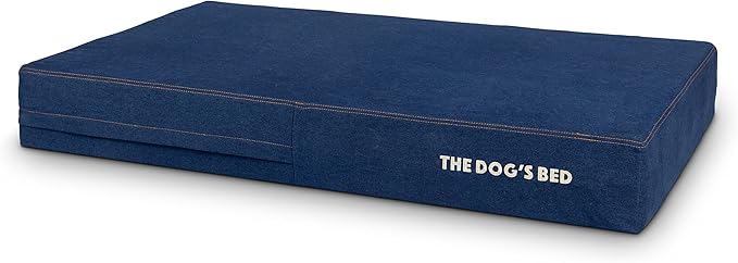 The Dog’s Bed Orthopedic Memory Foam Dog Bed Mattress, Oxford Fabric, Real Blue Denim, XL, 6-Inch