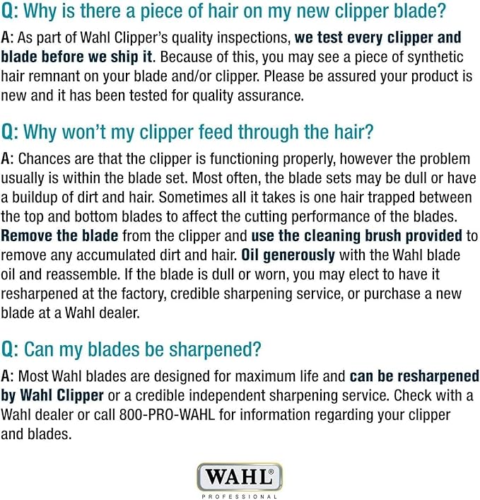 Wahl Professional Animal 3F Full Extra Coarse Competition Series Detachable Blade with 25/64-Inch Cut Length (2376-100)