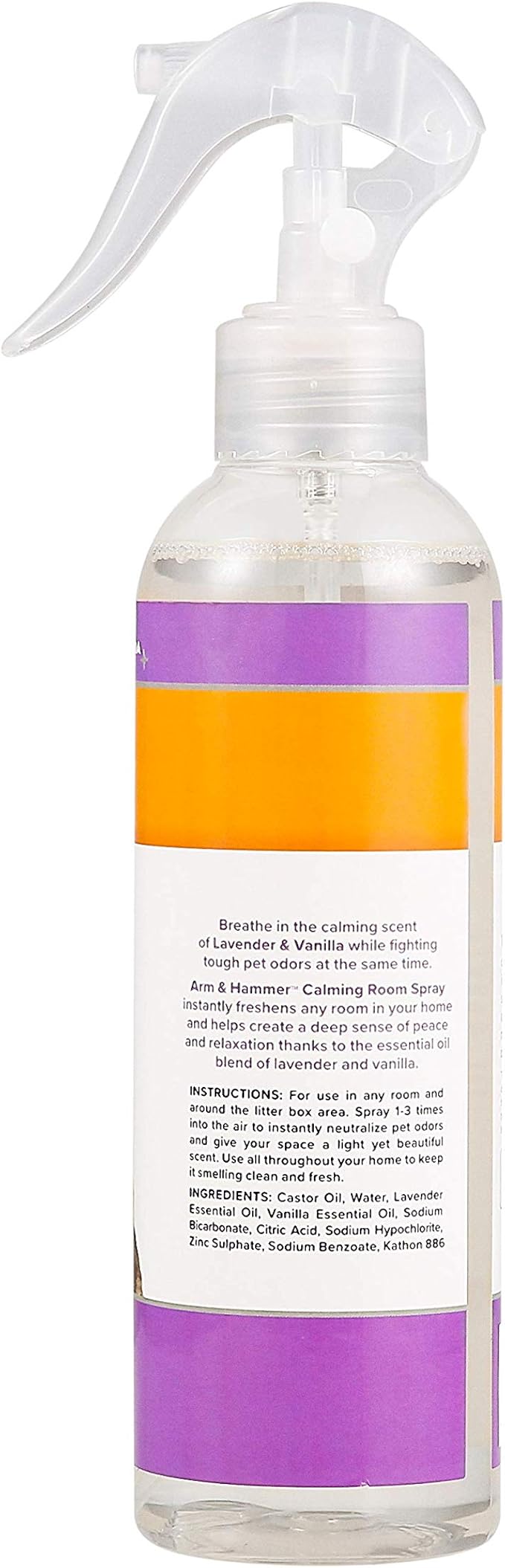 Arm & Hammer for Pets Air Care Calming Room Spray for Pet Odor Elimination, Lavender Vanilla Scent - Air Freshener Pet Deodorizer Spray with Baking Soda for Households, 10 Fl Oz