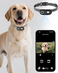 Dog Camera Collar with Phone APP, 1080P HD Video Recording Pet Camera Collar – Cordless Lightweight Rechargeable Pet POV Cam for Curious Cats & Adventurous Pups-M-Size Dog Action Cameras