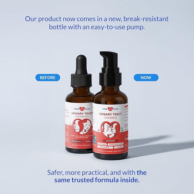 Cranberry for Dogs - Urinary Tract Support, Bladder Health, Dog UTI, Bladder Stones, Incontinence Support (Liquid for Dogs)