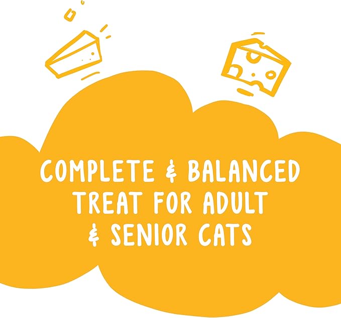 Purina Friskies Party Mix Cat Treats, Cheezy Craze Crunch, Blend of Cheddar, Swiss & Monterey Jack, Cat Treats Made with Real Cheese, 20-Ounce Canister (Pack of 2)