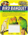 Zoo Med Bird Banquet Mineral Block - Original Seed Formula Small - 1 Block - 1 oz - Pack of 12