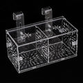 Fish Tank Breeding Isolation Box Aquarium Acclimation Hatchery Incubator Acrylic Transparent Aquarium Hatchery Incubator Holder(20CM10CM10CM)