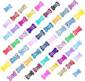 PET SHOW 50Pcs/25Pairs Hair Clips for Small Dogs Cute 1 Inch Puppy Barrettes Mini Bone Shaped Snap Hair Bows Pet Grooming Hair Accessories for Dog Cat