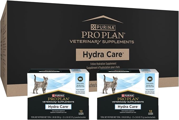 Purina Pro Plan Veterinary Supplements Hydra Care Cat Supplements - 3 oz. Pouches,(Pack of 72)