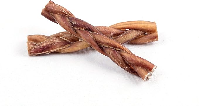 Kopo Dog Braided Bully Sticks 7 inch - Regular Size, 7 Pack - Chew Sticks - 100% All Natural Beef Pizzle, One Ingredient Treats - More Protein Than Collagen Sticks - Long Lasting Dog Treats