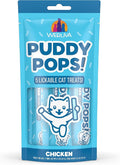 Weruva Puddy Pops, Chicken Lickable Cat Treats, 0.5oz Tube, Pack of 5
