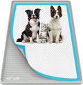 Pee Pad Holder for Dogs, 40" x 28" Extra Large Silicone Pee Tray Mat High Edge, Leak-Proof, No Spill Pet Pad Holder for Puppy, Cat, Rabbit, Training Pads for Floor Protection, No Pee Pads
