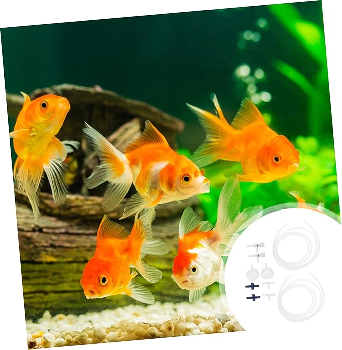 2 Sets Shrimp Hatching Bottle Kit DIY Aquarium Hatchery Tool with Transparent Caps and Connectors for Brine Shrimp Artemia Eggs Incubation in Soda Bottles