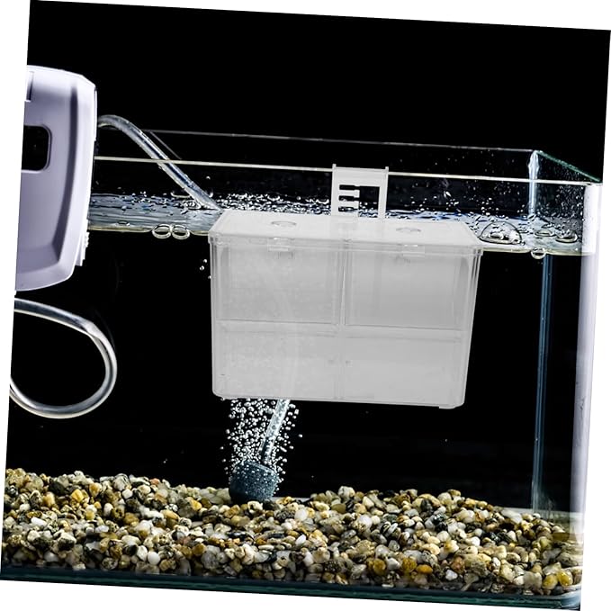 VANZACK Fish Tank Incubator Box Divider for Fry Betta Fish Breeding Lightweight Aquarium Hatching Box Improved Survival Rates for Newborns