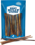 Best Bully Sticks 12 Inch Odor-Free Bully Sticks for Dogs - 12 Count (Pack of 1) - Natural Grass-Fed Beef, Easily Digestible, No Grain or Rawhide - Large Breeds