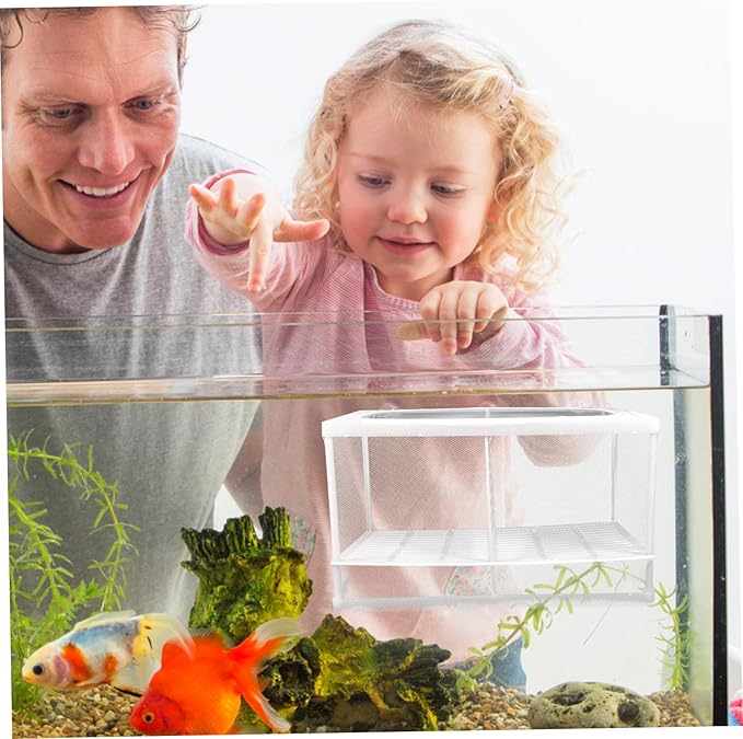 BESPORTBLE Fish Tank Incubator Breeding Net Large Capacity Aquarium Breeder Box Isolated Breeding Tank for Fish Style