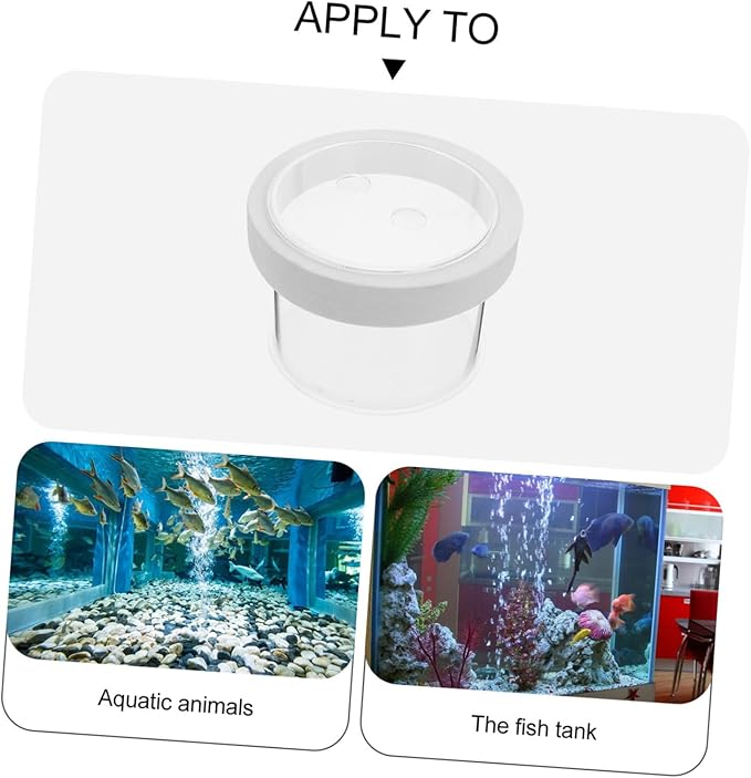 Happyyami Fish Box Floating Aquarium Breeding Box Transparent Isolation Separator for Fish Water Permeable Design High-Grade Acrylic Easy to Use for Shrimp and Fry