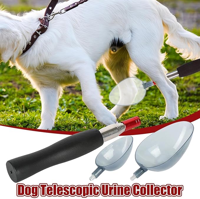 Telescopic Urine Collector – Dog Urine Sample Catcher | Dog Urines Catcher, Pee Stick Suitable For Pet Health Testing, Veterinary Sample Collection, Outdoor Dogs Walk