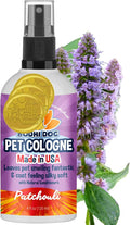 Bodhi Dog Premium Dog Cologne - Deodorizing Dog Perfume & Conditioner for Dogs & Cats - Natural Long Lasting Spray - Keeps Pets Fresh All Day - Gentle & Safe Formula, Made in USA (Patchouli 4 Fl Oz)