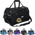 EliteField Soft Pet Carrier (3 Year Warranty, Airline Approved) Soft Sided Dog Puppy Cat Carrier Travel Bag (X-Large: 21" L x 12" W x 13" H, Black)
