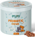 Probiotics for Dogs & Cats - Dog Probiotic Chews for Gut Health, Digestive Support, Reduces Diarrhea&Gas, Seassonal Allergies, Bad Breath & Boosts Immunity - 120 Soft Chews