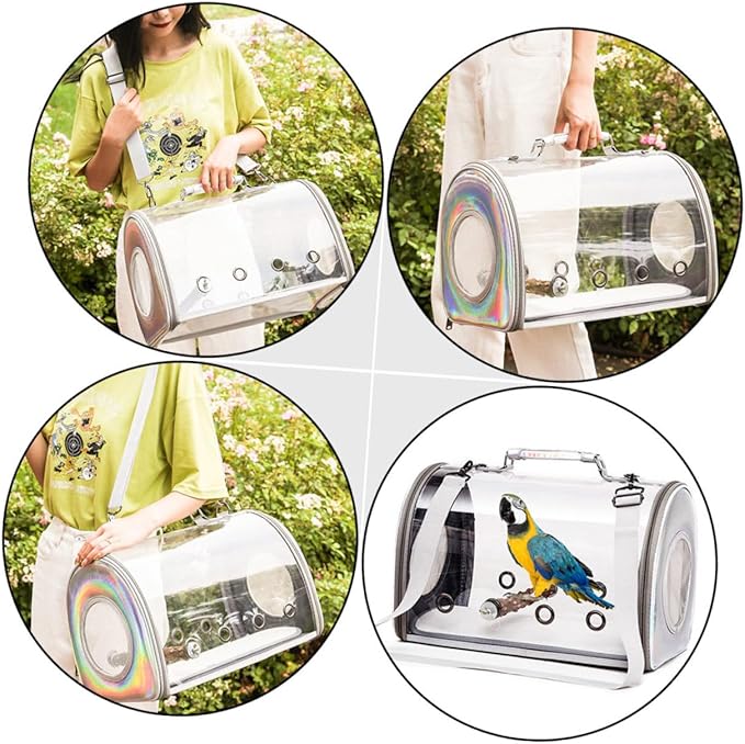 Generic Pet Single Shoulder Birds Carrying Pouch Bird Carrier Bag Shoulder Strap