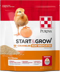 Purina Start and Grow | Non-Medicated Chick Feed Crumbles | Nutritionally Complete - 5 Pound (5 lb) Bag