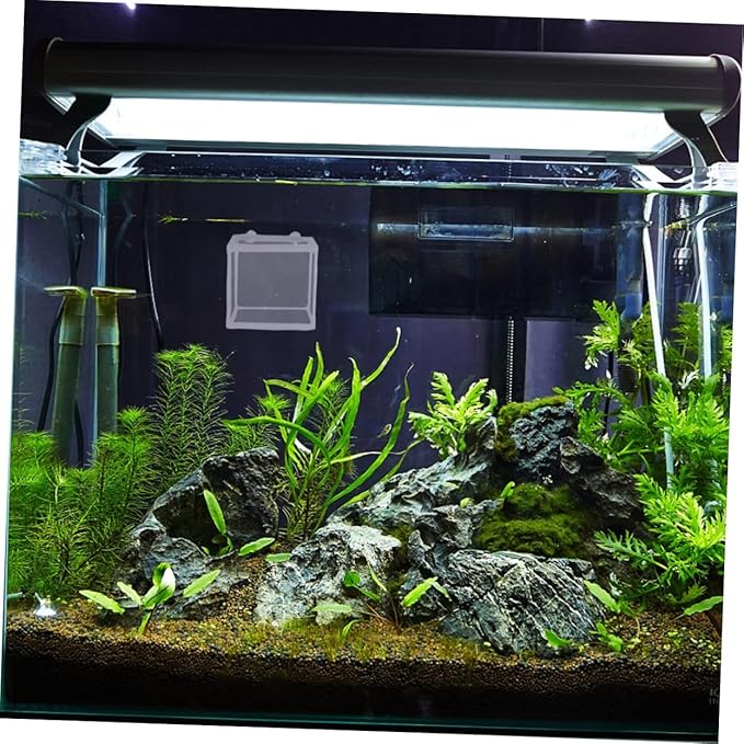 POPETPOP 2pcs Water Separation Net Plastic and Cloth Materials Detail Fish Breeding Tank Home Tank Box
