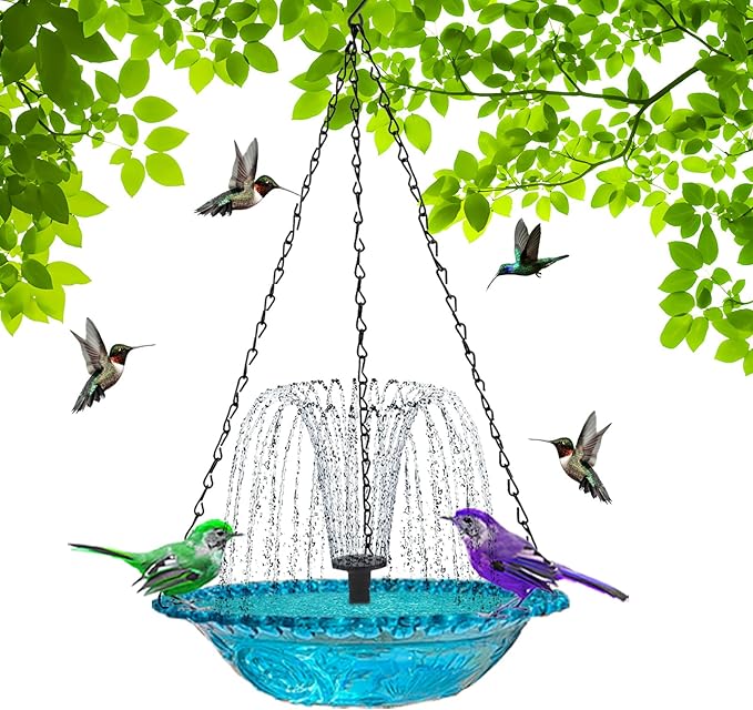 Multifunctional Bird Feeders Bath Tray with Floral Shape for Outdoor Space Terrace Feeder Floral Bright Flower Garden Bird Feeders Outdoor