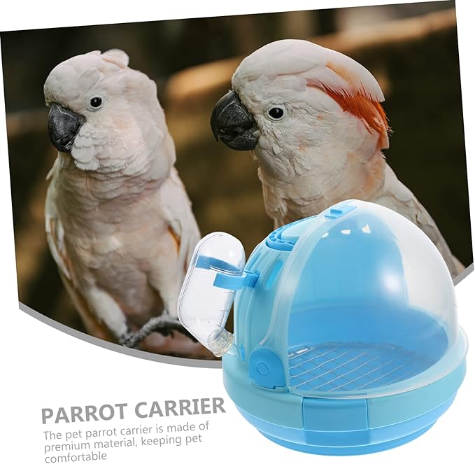Totority Portable Bird Cage Handheld Bird Carrier Parrot Carrier Cage Small for Travel