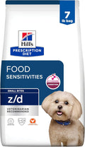 Hill's Prescription Diet z/d Skin/Food Sensitivities Small Bites Hydrolyzed Dry Dog Food, Veterinary Diet, 7 lb. Bag