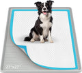Pee Pad Holder for Dogs, 27" x 27" Silicone Pee Tray Mat High Edge, Leak-Proof, No Spill Pet Pad Holder for Puppy, Cat, Rabbit, Training Pads for Floor Protection, No Pee Pads