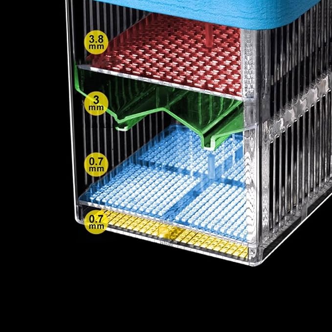 Aquarium Clear Breeding Box Double-Layer Hatchery Incubator for Fish Fry Shrimp Isolation & Spawning Adjustable Partition Fish Breeding Tanks