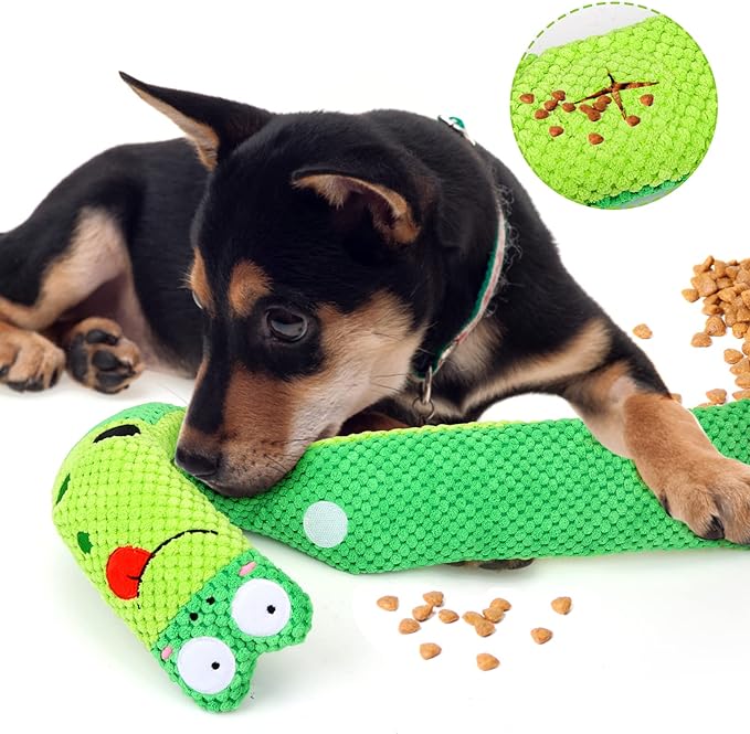 Squeak Dog Toys for Stress Release & Boredom Relief, Dog Puzzle IQ Training, Snuffle Foraging Instinct Training - Suitable for Small, Medium & Large Dogs