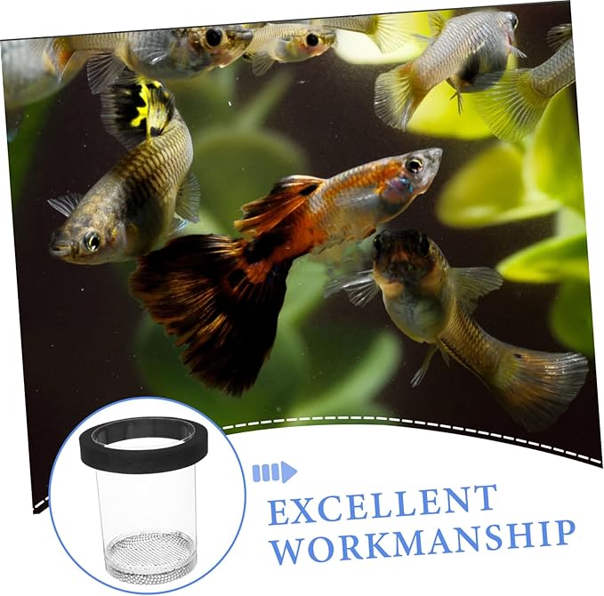 Box Pot Fish Breeding Cage Aquarium Hatchery Tank Hatchery Incubators Breeding Cage for Guppy Betta Fish Tank Floating Fish Tank Hatching Incubator Sink Small Fish