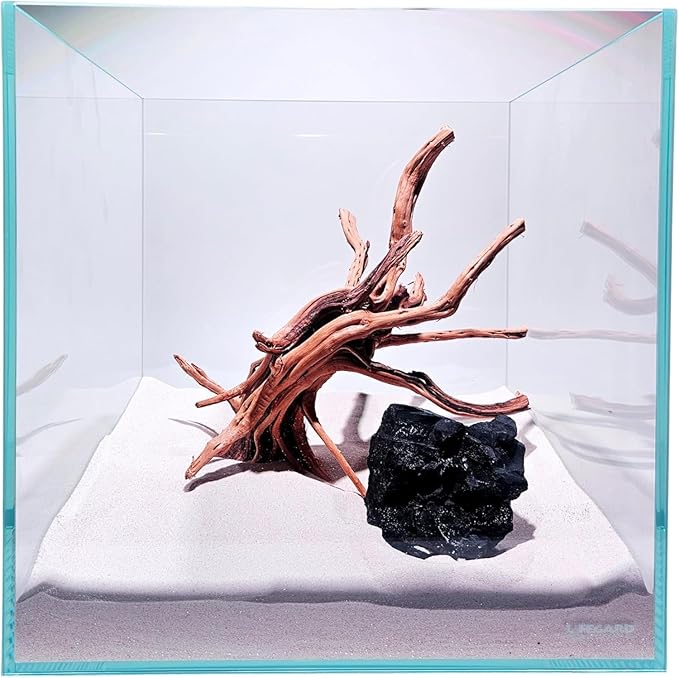 Lifegard Aquariums - 7 Gallon Cube Low Iron Ultra Clear Glass Tank 5mm - 12.16''x12.16 x12.16''
