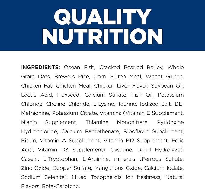 Hill's Prescription Diet c/d Multicare Stress Urinary Care Ocean Fish Flavor Dry Cat Food, Veterinary Diet, 8.5 lb. Bag